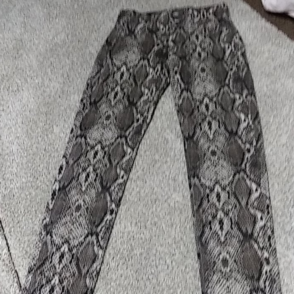 Snake print Jeans